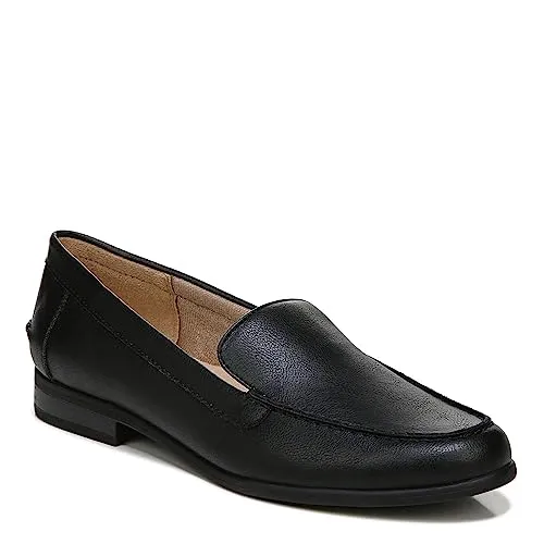 LifeStride womens Margot Loafer, Black, 7.5 US