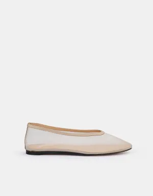 Maison Slipper - Nude Mesh