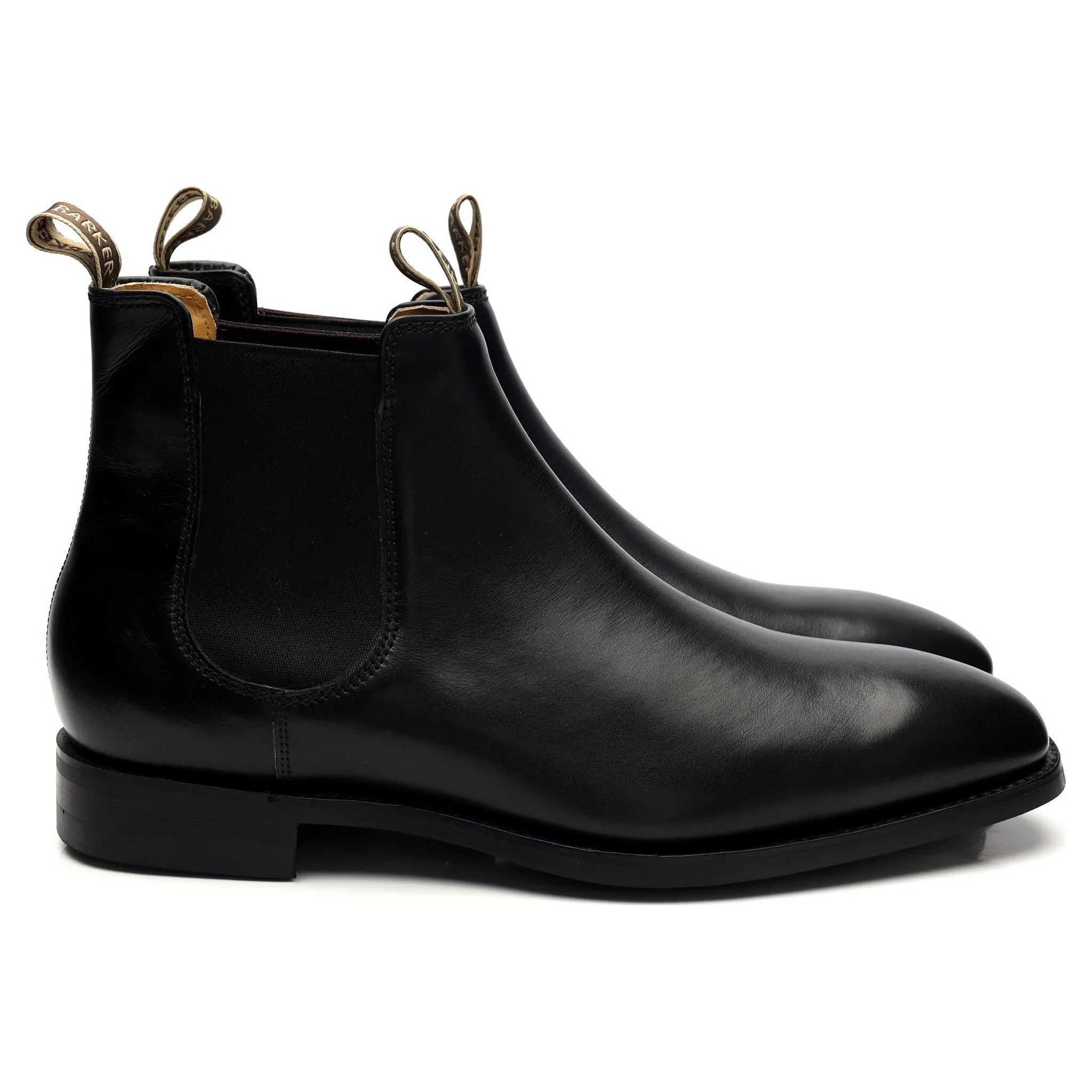 'Mansfield' Black Leather Chelsea Boots UK 9 F