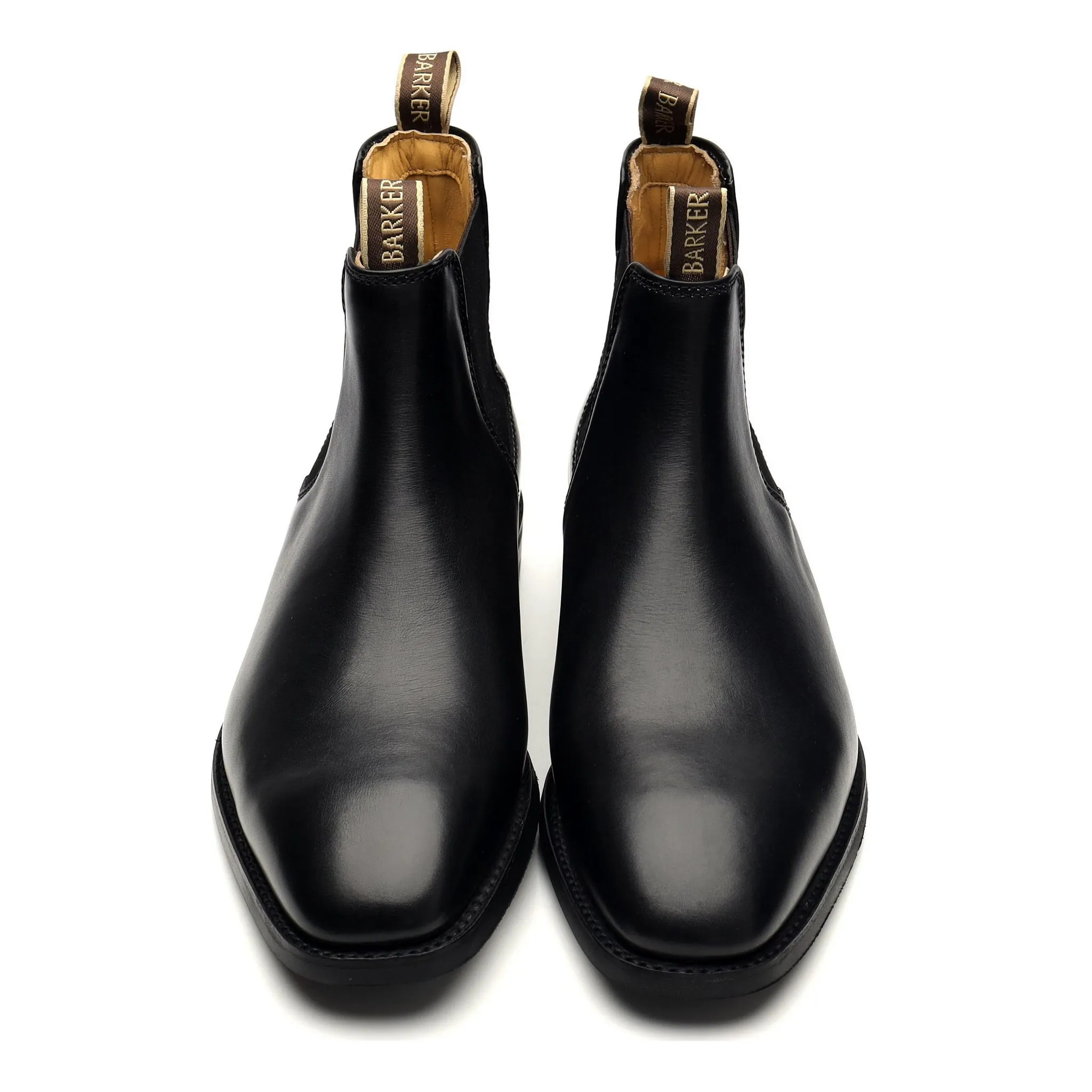 'Mansfield' Black Leather Chelsea Boots UK 9 F