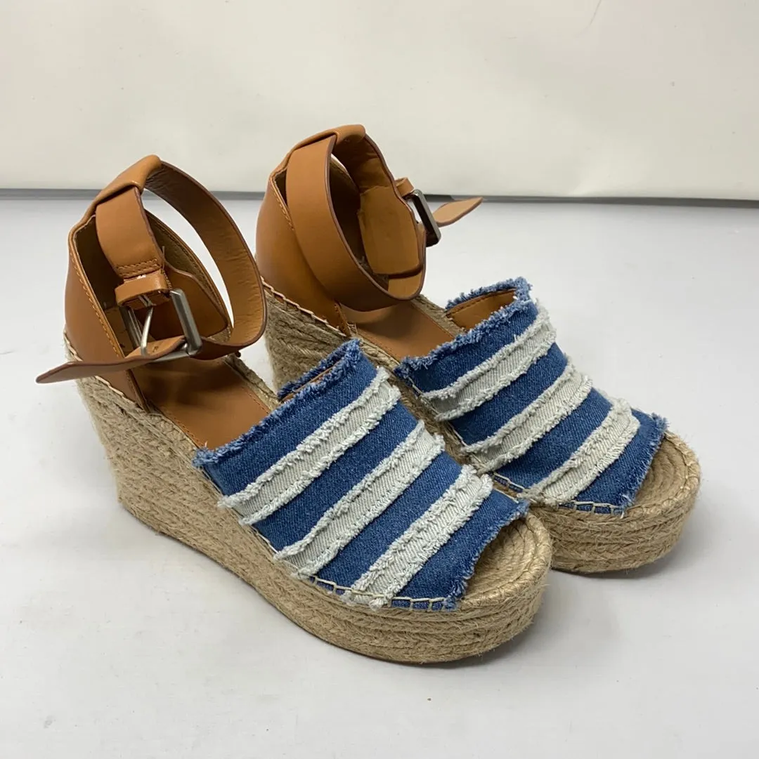 Marc Fisher Denim Platform Wedge