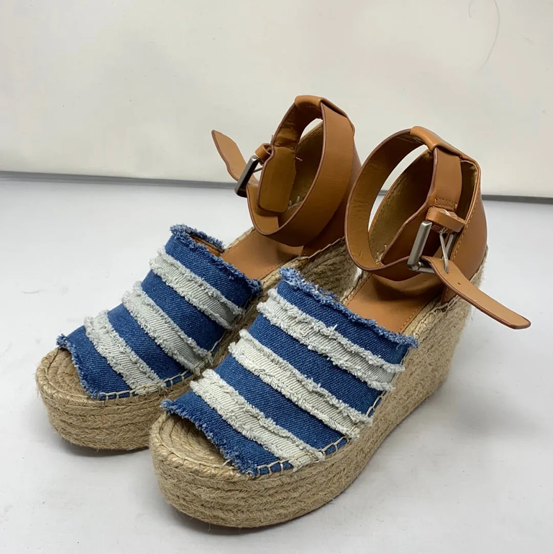 Marc Fisher Denim Platform Wedge