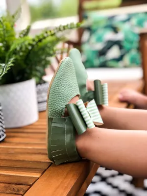 Mary Jane Ballet Flats with Bow / 14 Colors Available