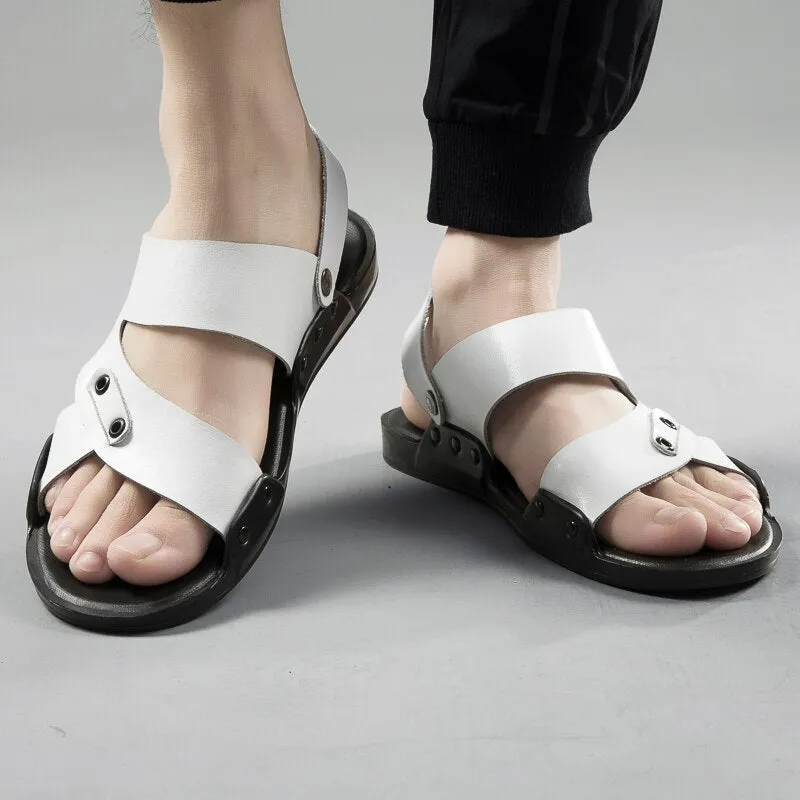 men beach summer sandale