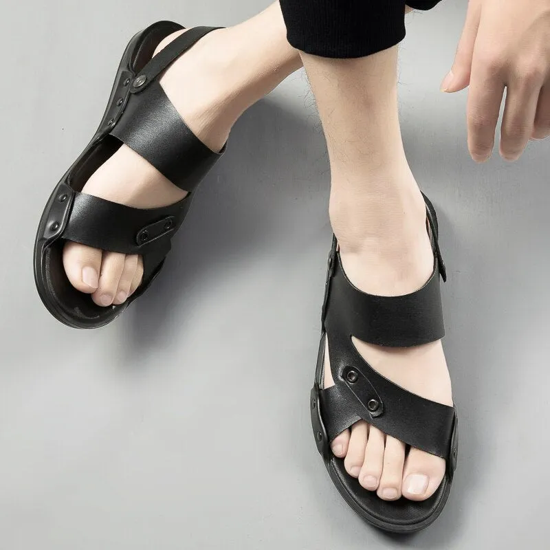 men beach summer sandale
