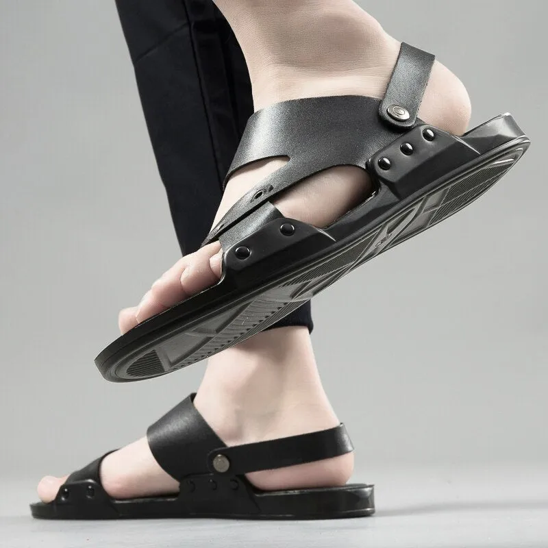 men beach summer sandale