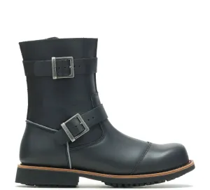 Men's Barkston Engineer Leather Riding Boot - Black