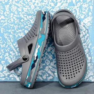 Men's Clogs Sandals Casual Shoes  EVA Lightweight Sandals Unisex Colorful Shoes for Summer Beach