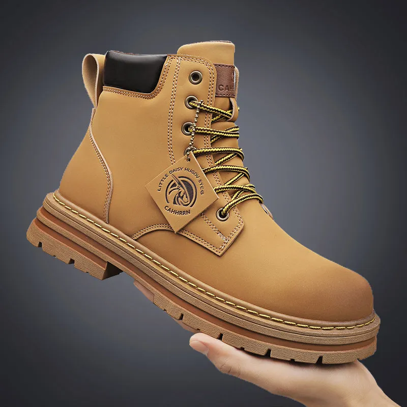 Men's Comfortable Vegan Leather Chelsea Boots With Logo Detail | Ideal for All Seasons