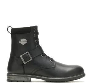 Men's Hicklyn Leather Strap Riding Boots - Black