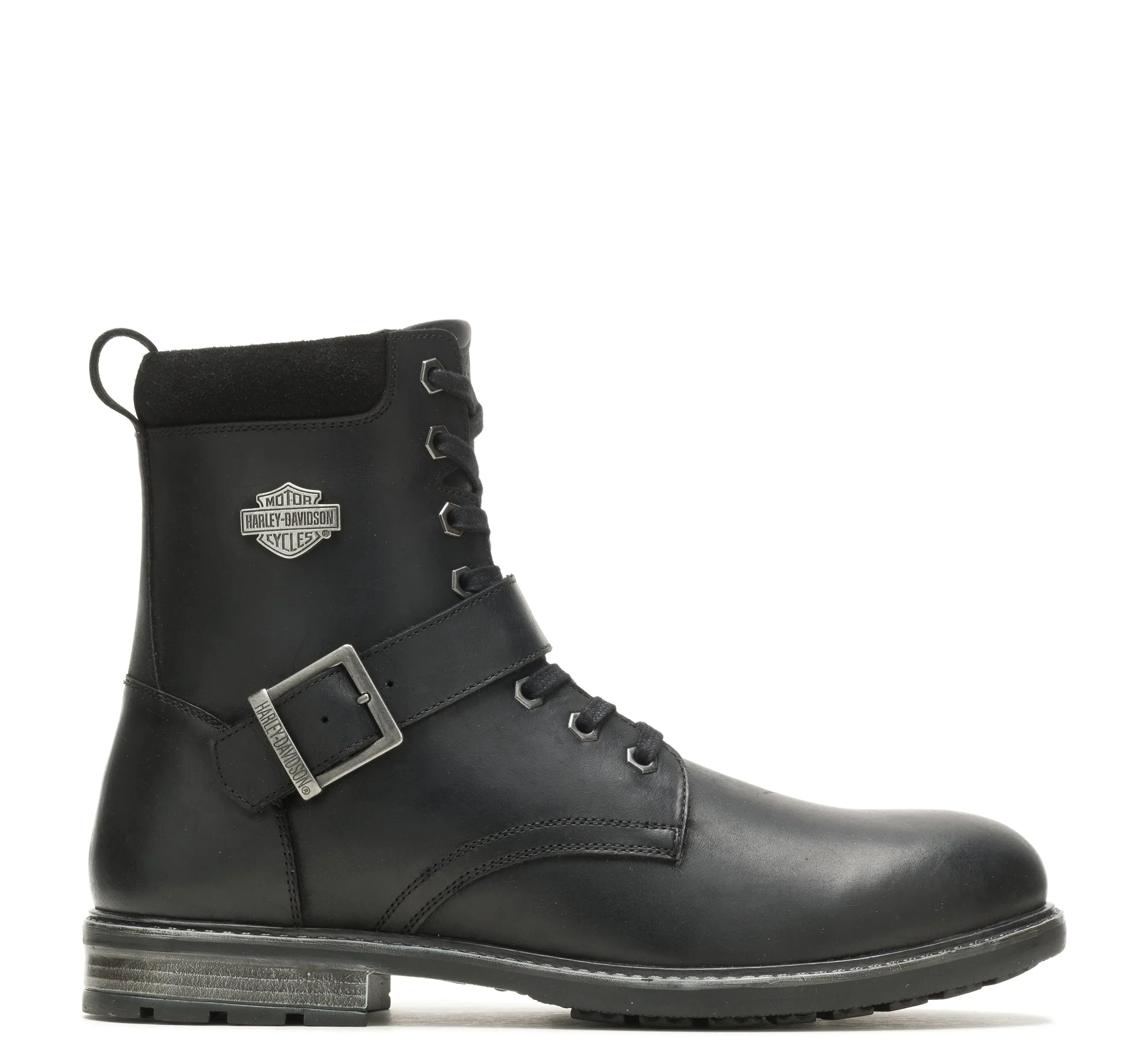 Men's Hicklyn Leather Strap Riding Boots - Black