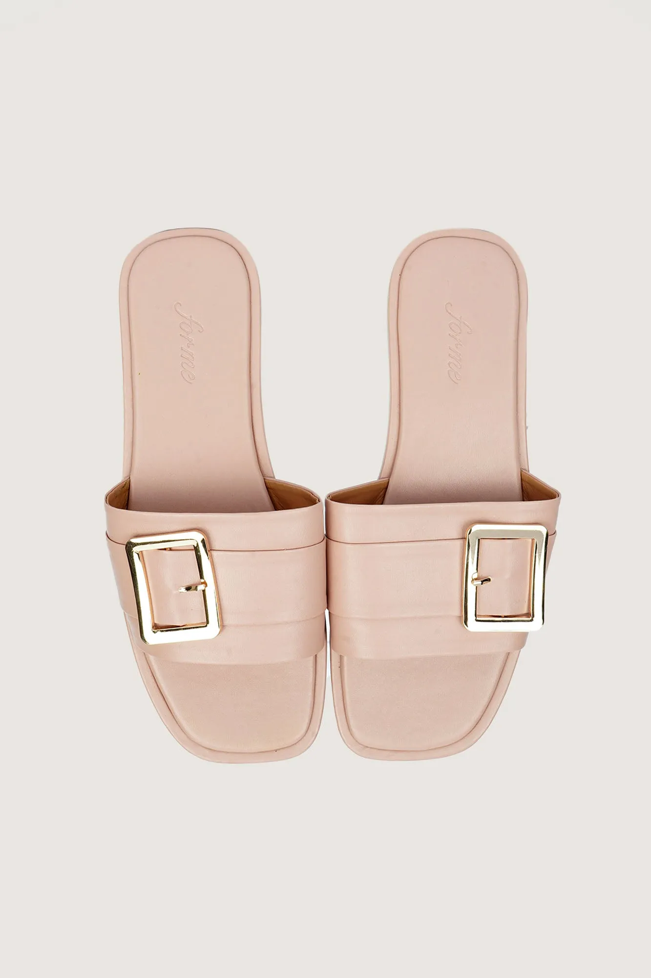 Metal Buckle Sandals