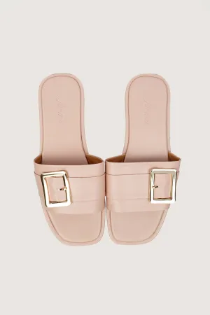 Metal Buckle Sandals