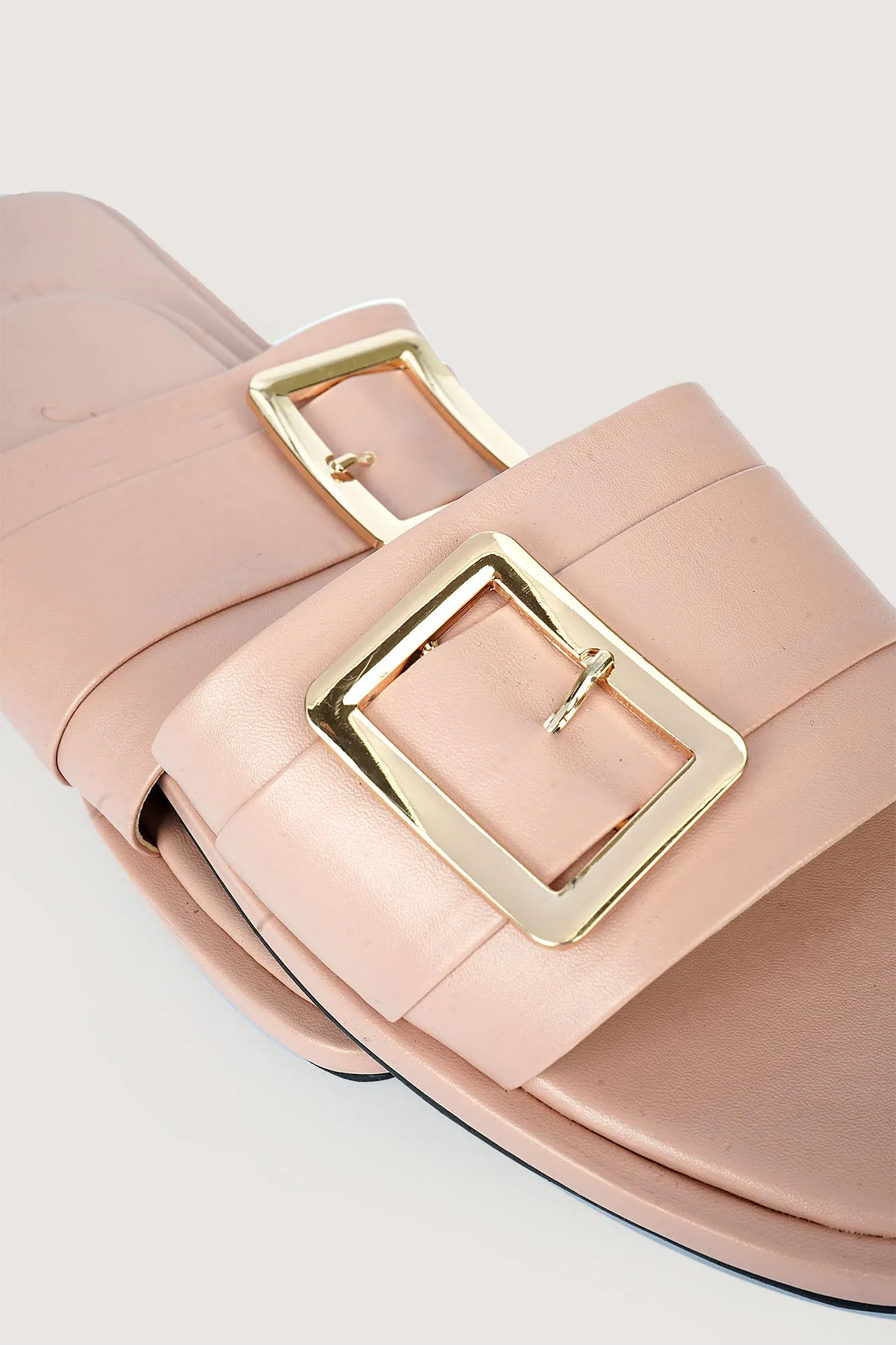 Metal Buckle Sandals
