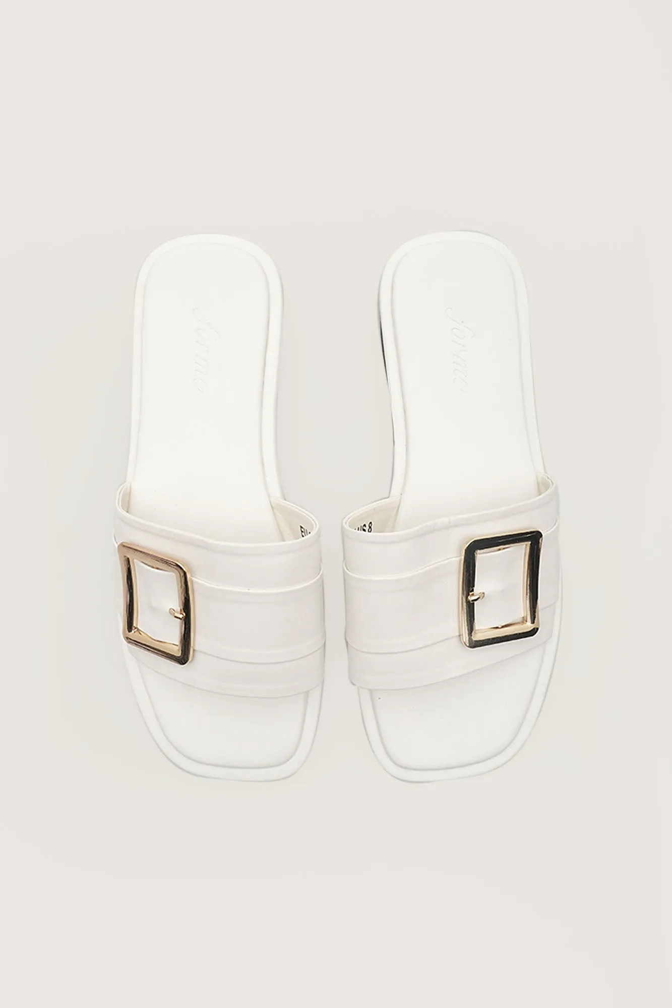 Metal Buckle Sandals