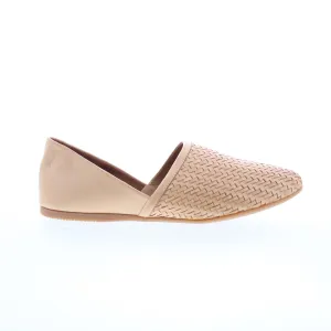 Miz Mooz Raquel Womens Brown Leather Slip On Loafer Flats Shoes
