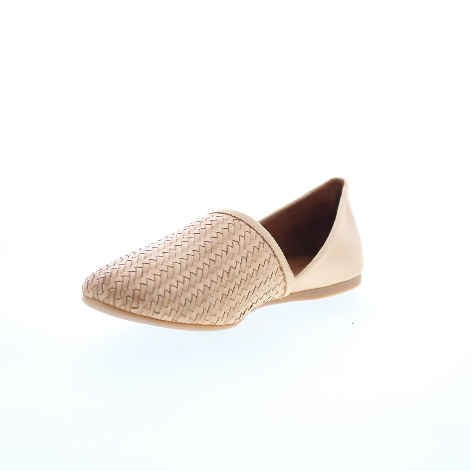Miz Mooz Raquel Womens Brown Leather Slip On Loafer Flats Shoes