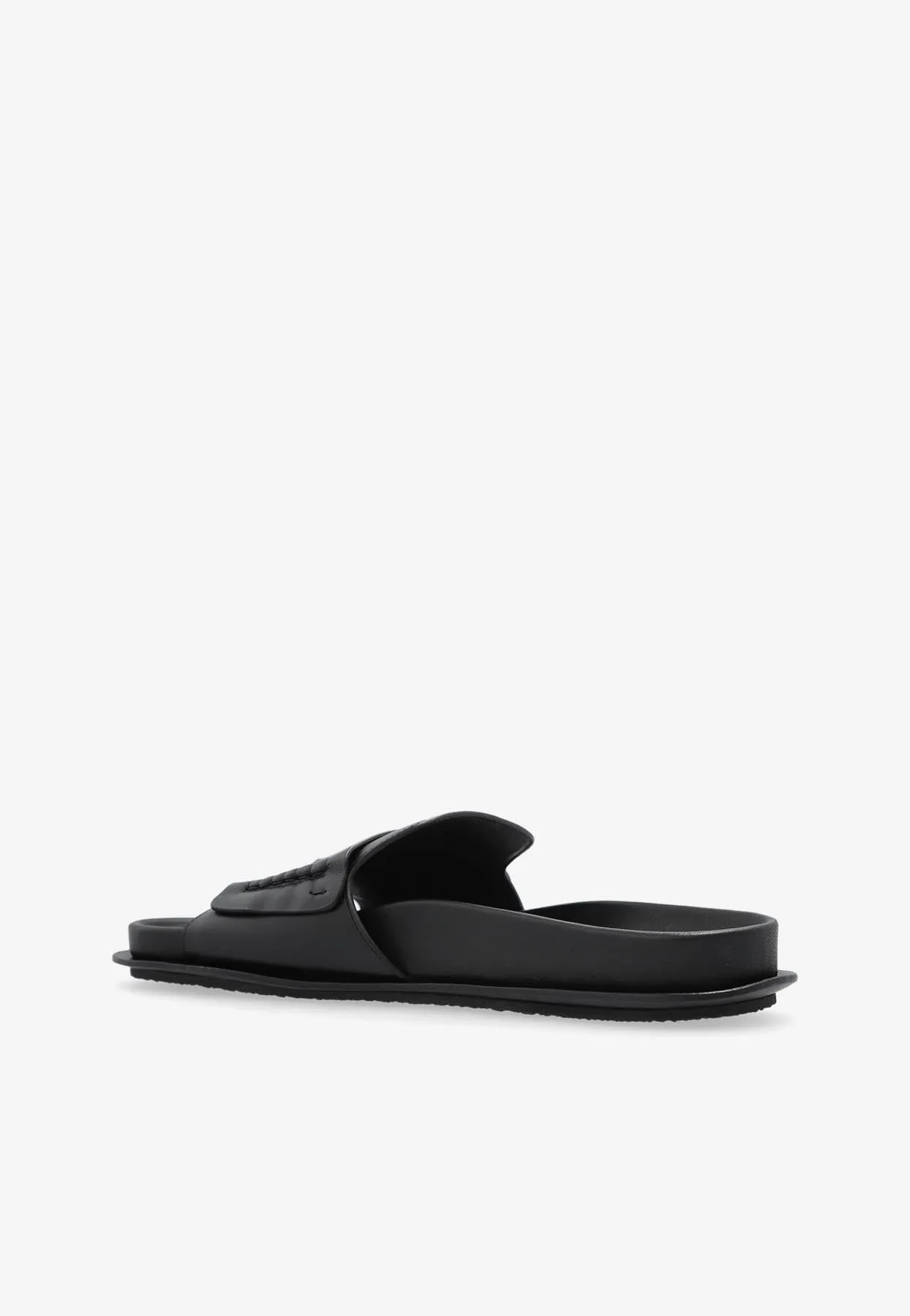 Moccasin Leather Slides