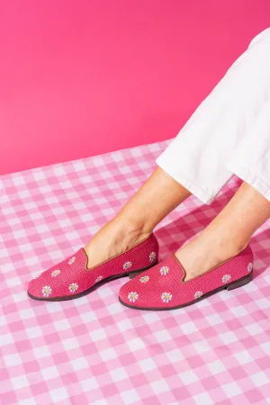 Needlepoint Loafer in Daisies