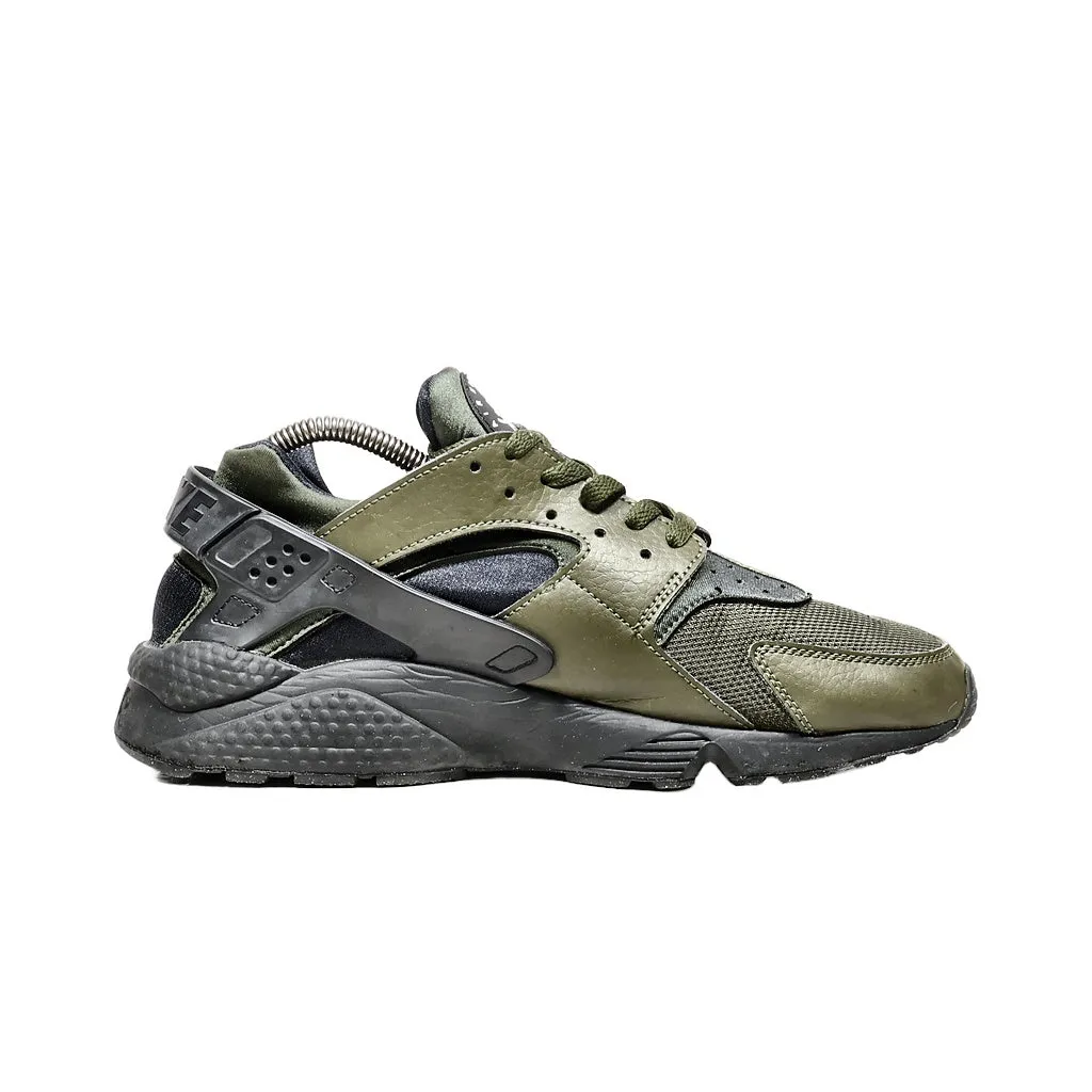 Nike Air Huarache Low-Top Sneakers Fabric Green Color For Men