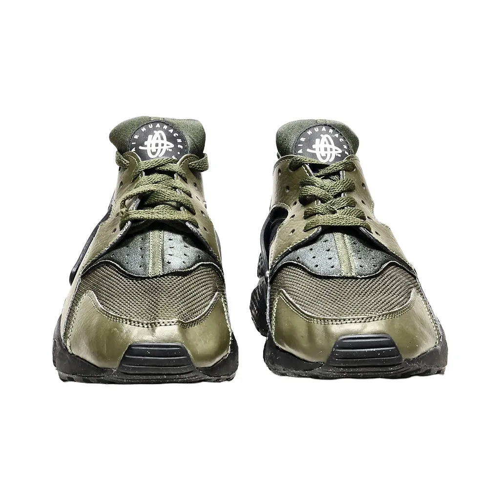Nike Air Huarache Low-Top Sneakers Fabric Green Color For Men