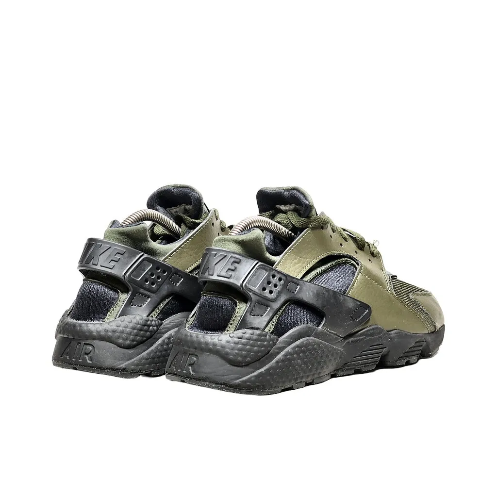 Nike Air Huarache Low-Top Sneakers Fabric Green Color For Men