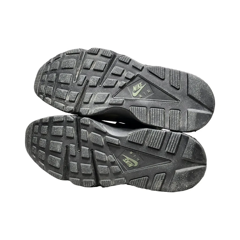 Nike Air Huarache Low-Top Sneakers Fabric Green Color For Men