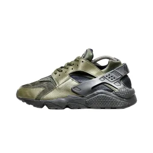 Nike Air Huarache Low-Top Sneakers Fabric Green Color For Men