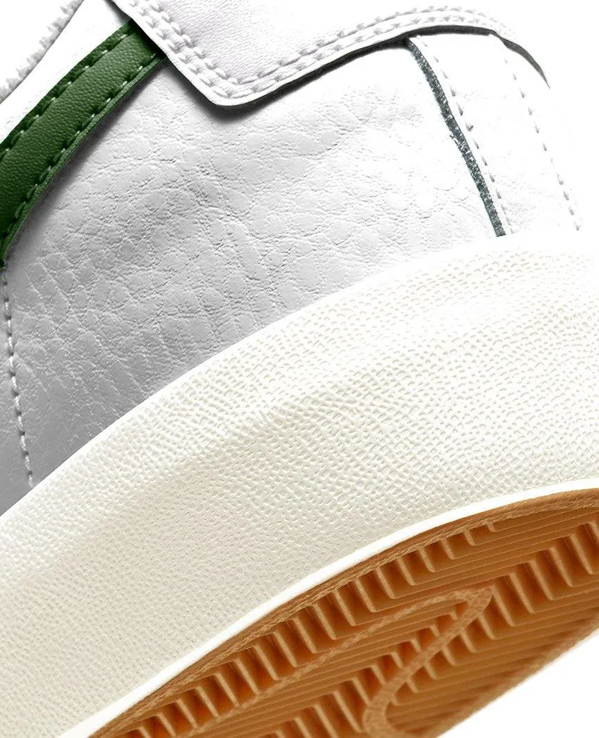 Nike Blazer Low Leather White/Forest Green-Sail