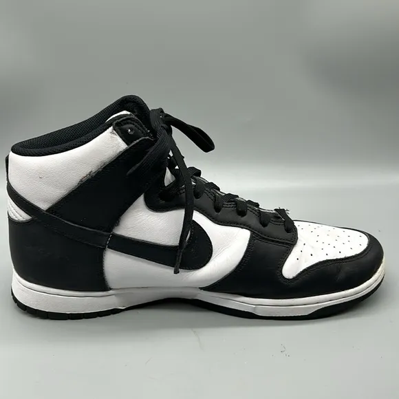 Nike Dunk High ‘Panda’ Black White Sneakers Men Size 11.5