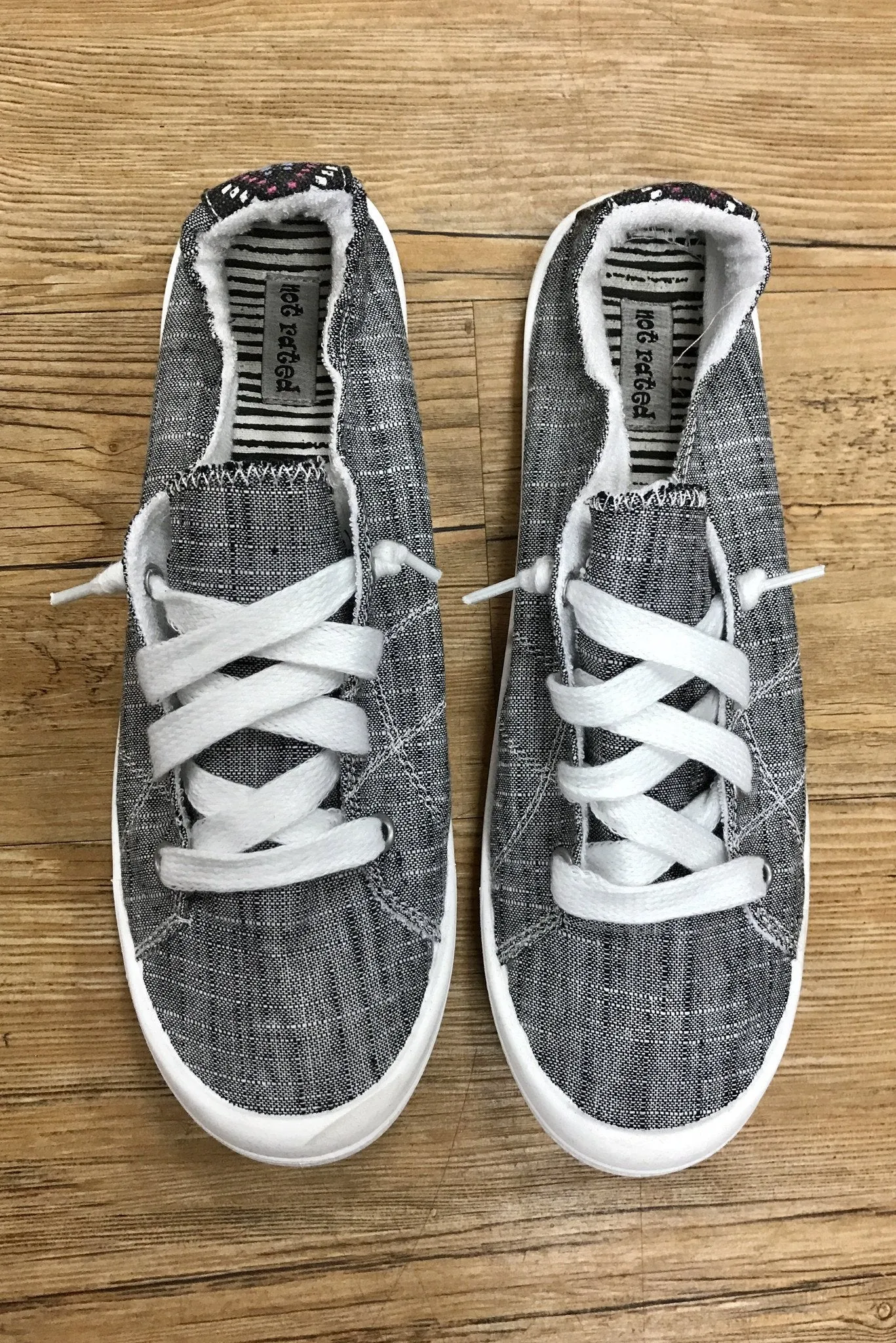 Not Rated ''Rae'' Sneakers ~ Charcoal
