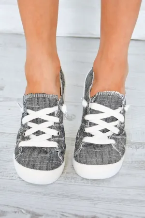 Not Rated ''Rae'' Sneakers ~ Charcoal