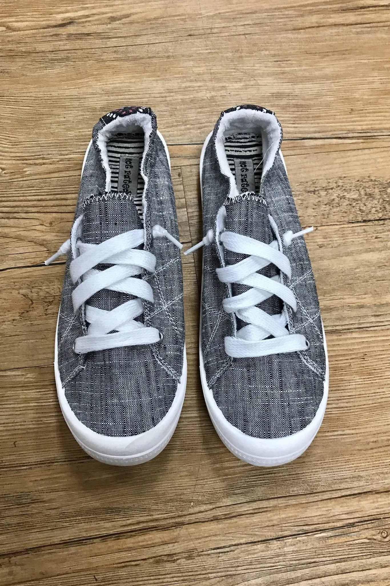 Not Rated ''Rae'' Sneakers ~ Charcoal