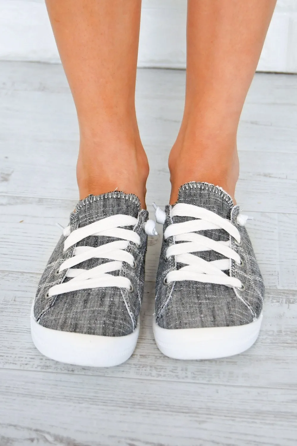 Not Rated ''Rae'' Sneakers ~ Charcoal