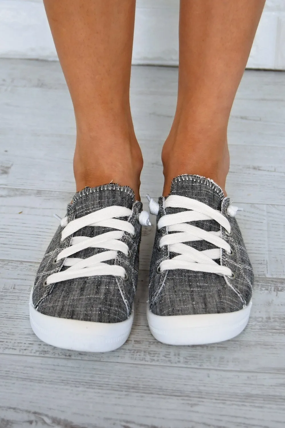 Not Rated ''Rae'' Sneakers ~ Charcoal