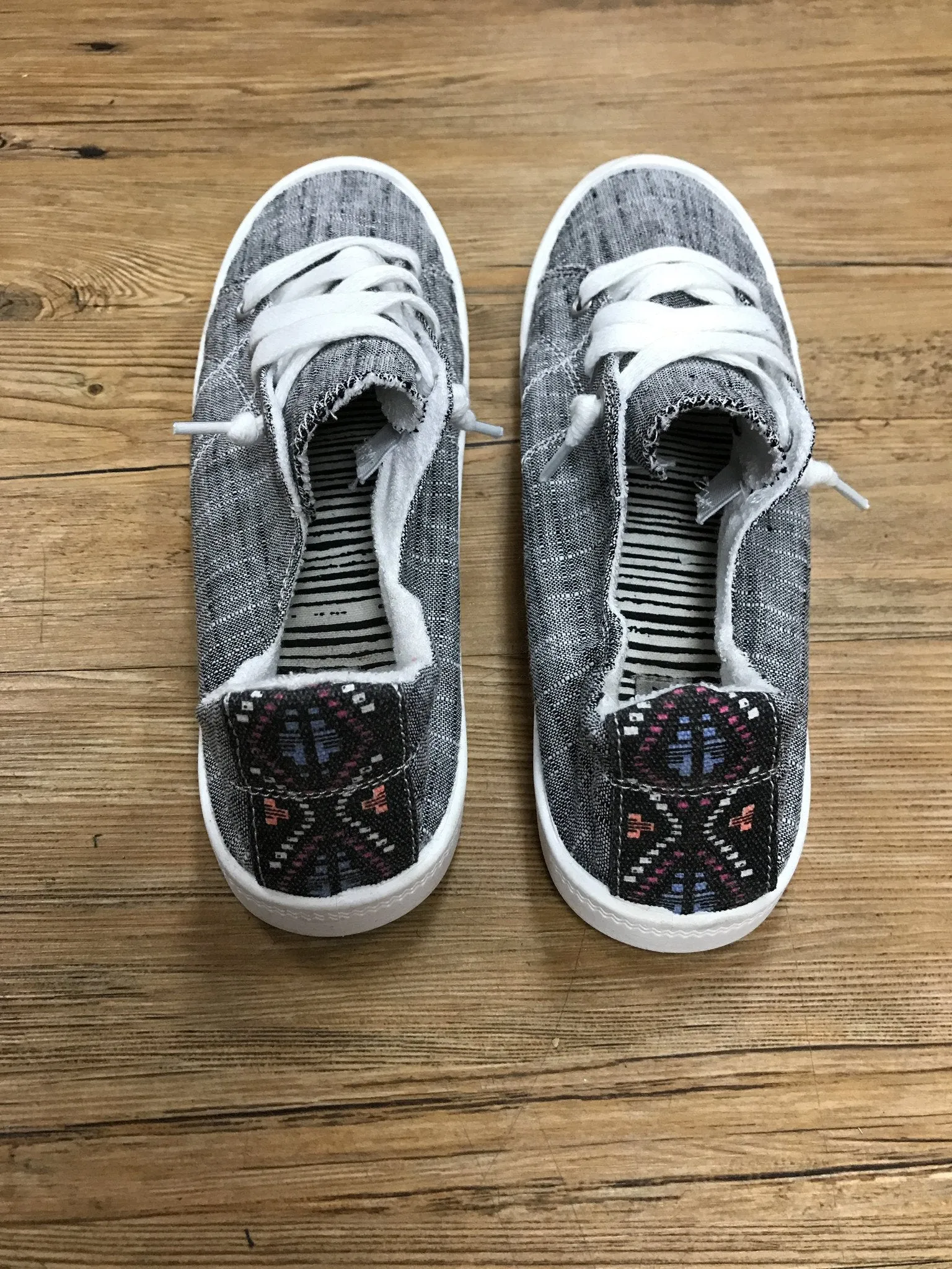 Not Rated ''Rae'' Sneakers ~ Charcoal