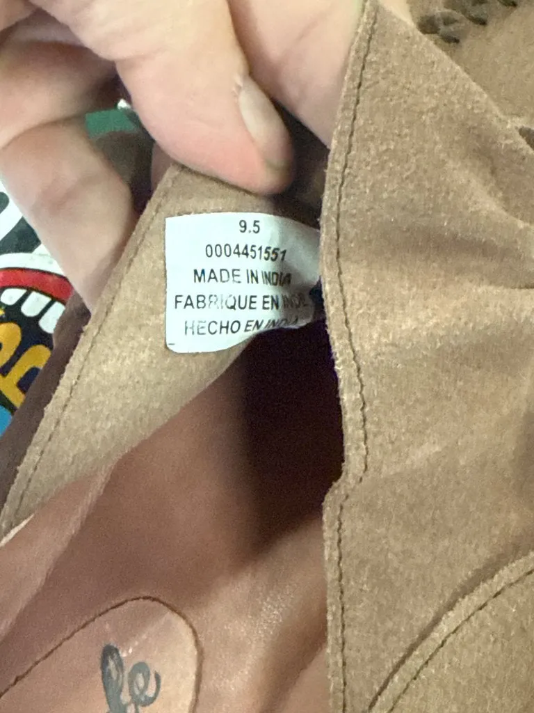 NWOT FREE PEOPLE SUEDE BUCKLED MULES (org$138)