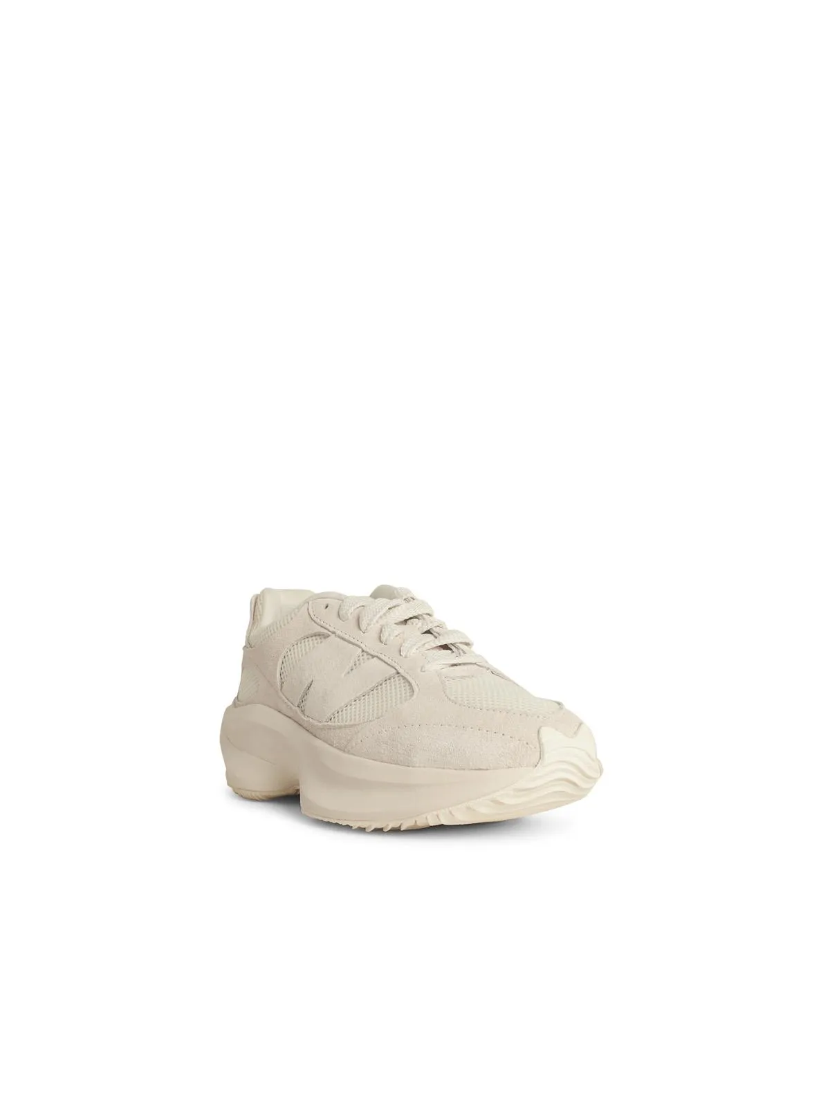 Ny balans 'warpd running' elfenben mocka sneakers