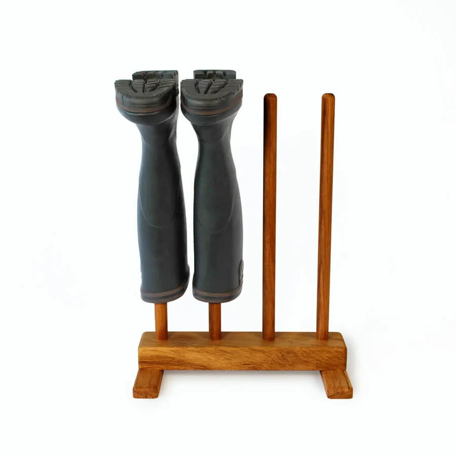 Oak Wellington Boot Rack (2 pair)