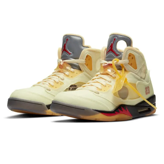 Off-White x Air Jordan 5 SP 'Sail'