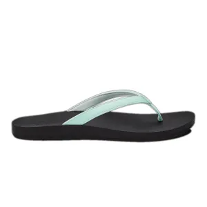 Olukai Womens Puawe Sea Glass/Black Sandals