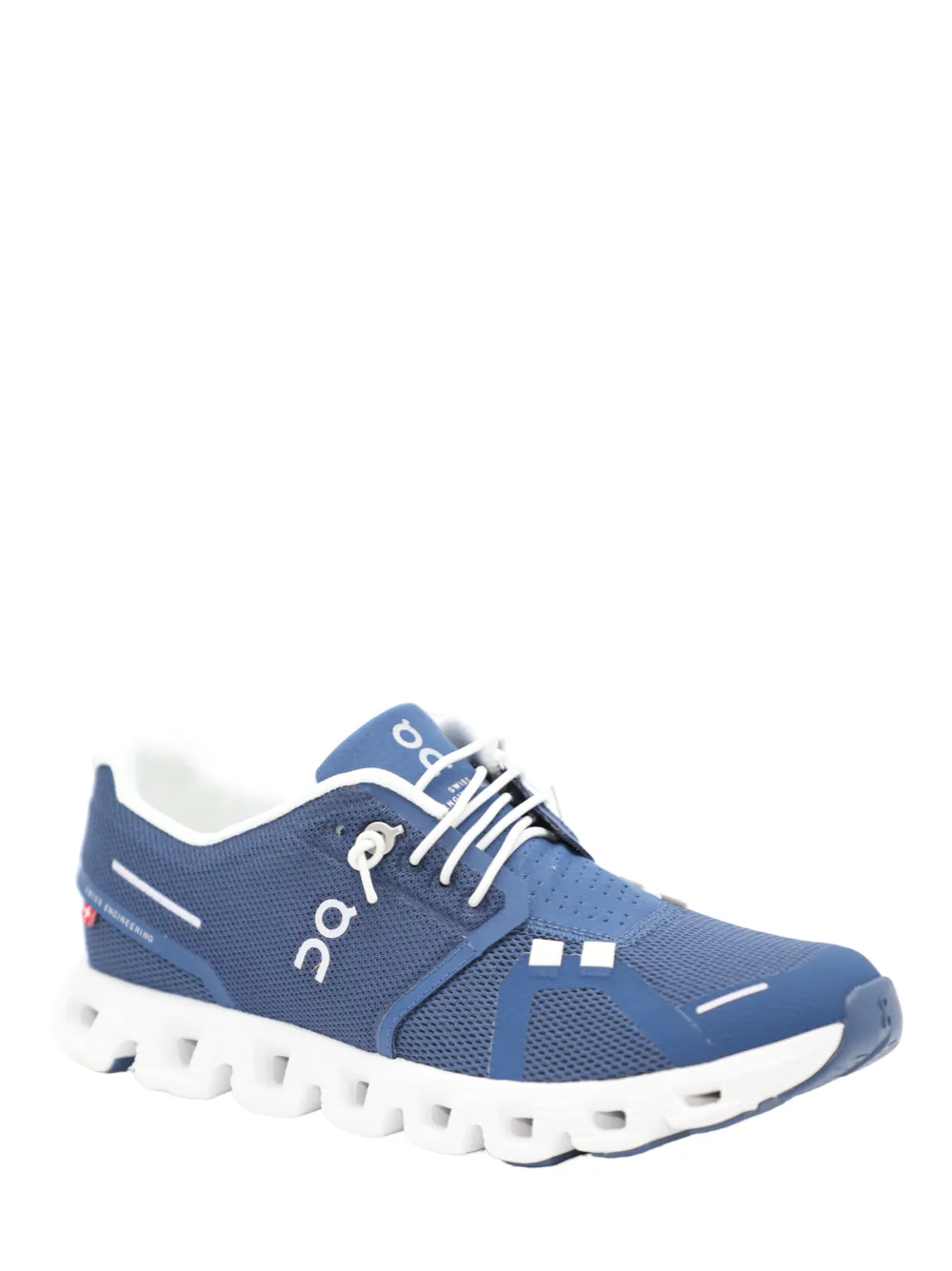 On Running Women's Cloud 5 Sneakers Denim/White