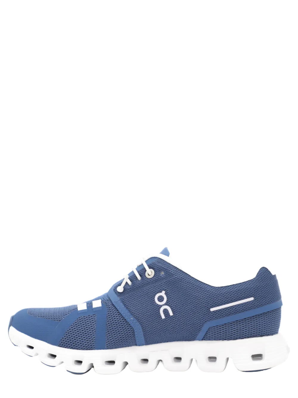 On Running Women's Cloud 5 Sneakers Denim/White