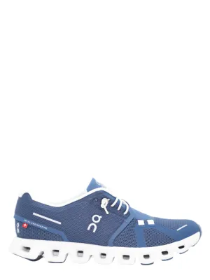 On Running Women's Cloud 5 Sneakers Denim/White