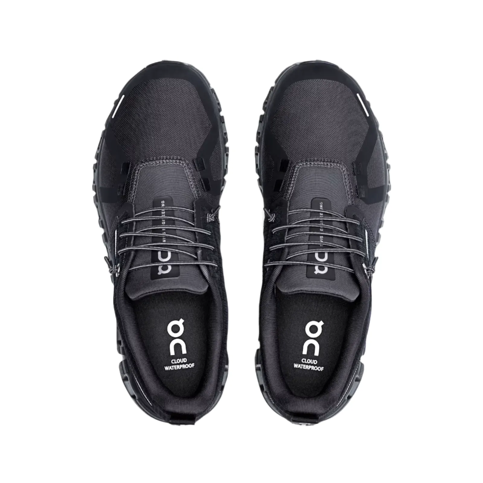 On Running Women's Cloud 6 WP Sneaker in Black/Black