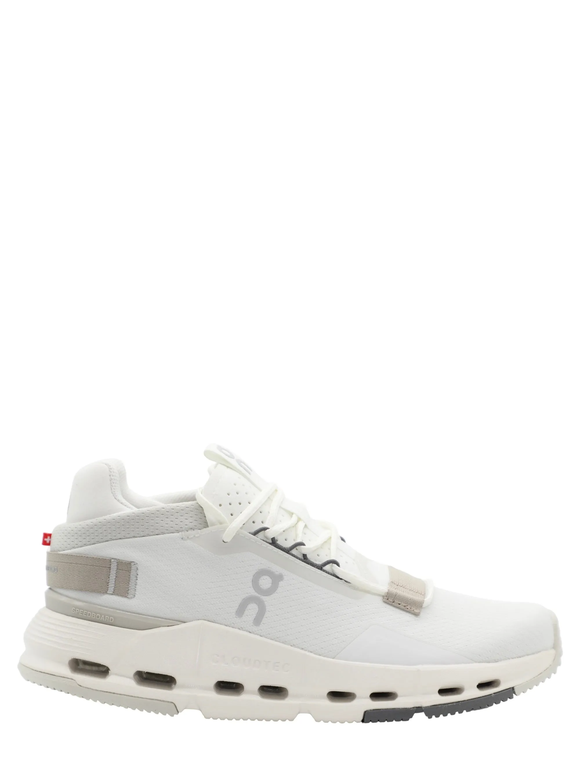 On Running Women’s Cloudnova 2 Sneaker in Ice/Sand