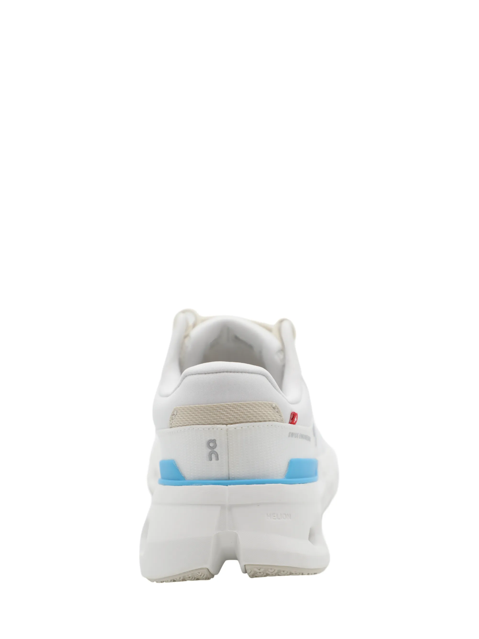 On Running Women’s Cloudrunner 2 Sneaker in White/Horizon