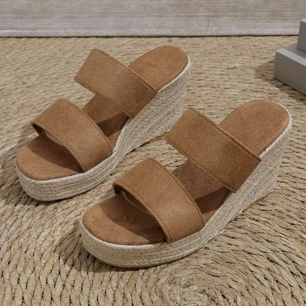 Open Toe Wedge Sandals - Stylish Platform Sandals for Every Occasion