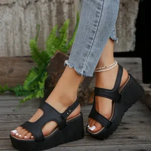 Open Toe Wedge Sandals