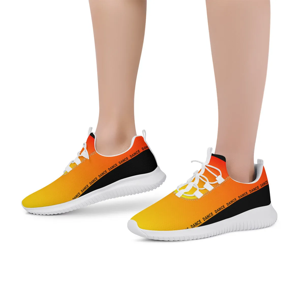 Orange Dance Sneakers